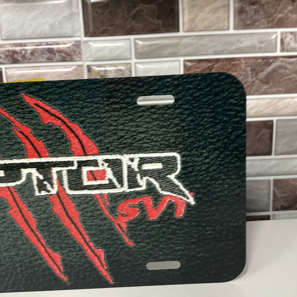 Ford Raptor License Plate - Picture 4 of 5